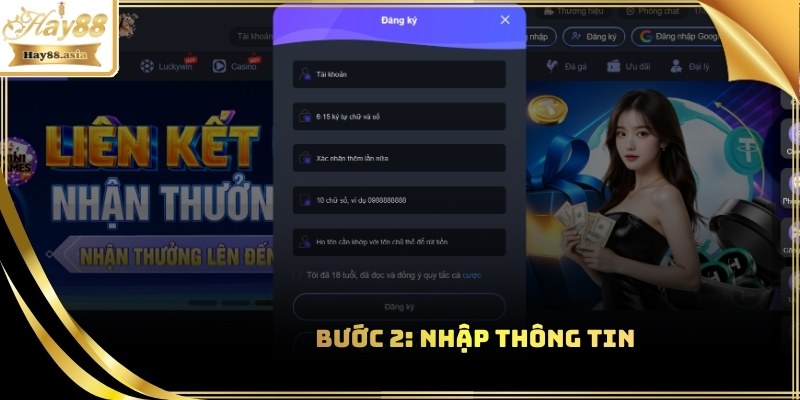 Đăng ký Hay88 cực dễ