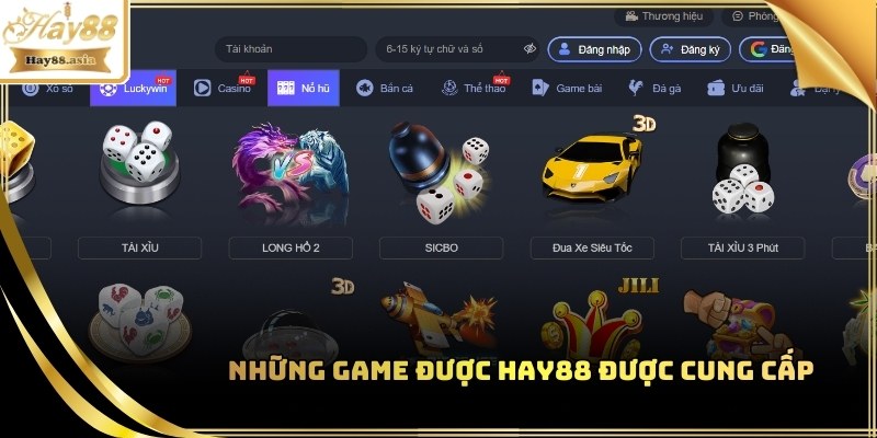 Những sảnh game được yêu thích 