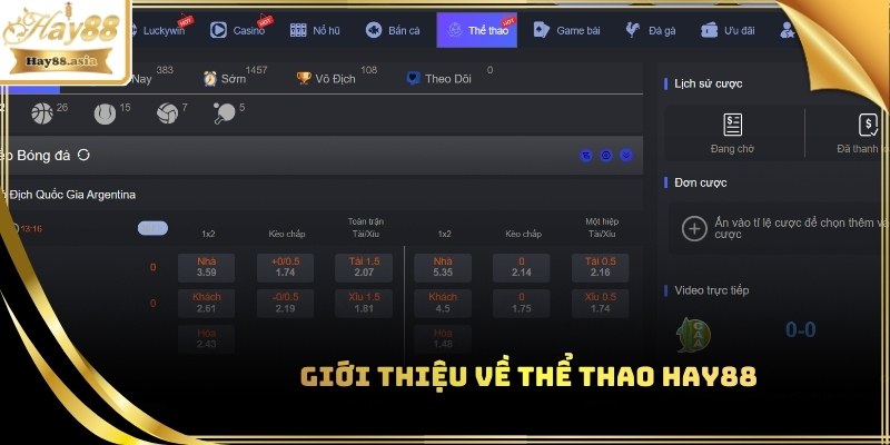 Thể thao Hay88 siêu đỉnh